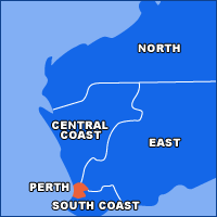 地図/西オーストラリア州